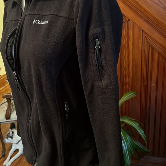 Columbia Women’s Black Zip Up Jacket Sz M - Picture 4 of 7